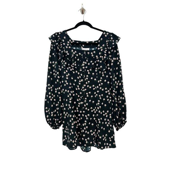 Topshop Womens Floral Romper Long Sleeve 6 NWT - Picture 1 of 10